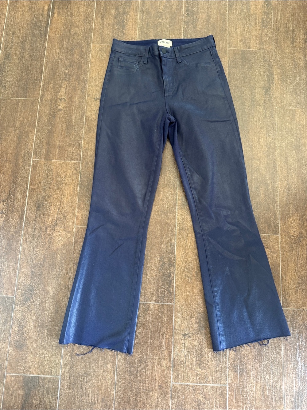 L’agence navy coated jeans.